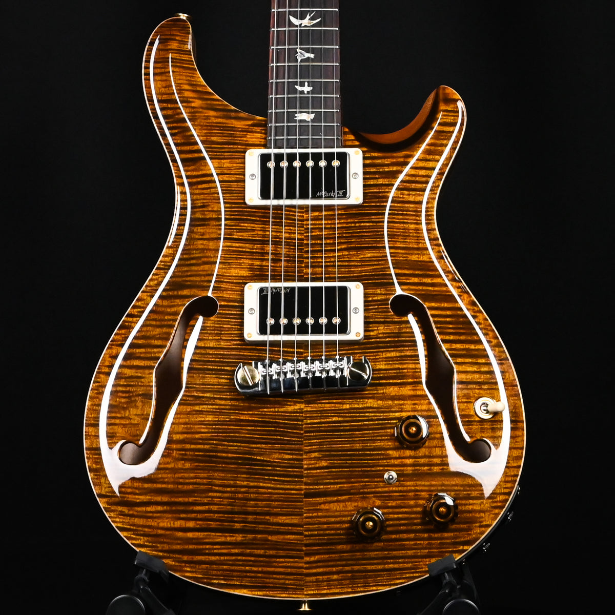 PRS Hollowbody II Piezo w/ 10 Top Electric Guitar- Yellow Tiger 2025 (0419559)