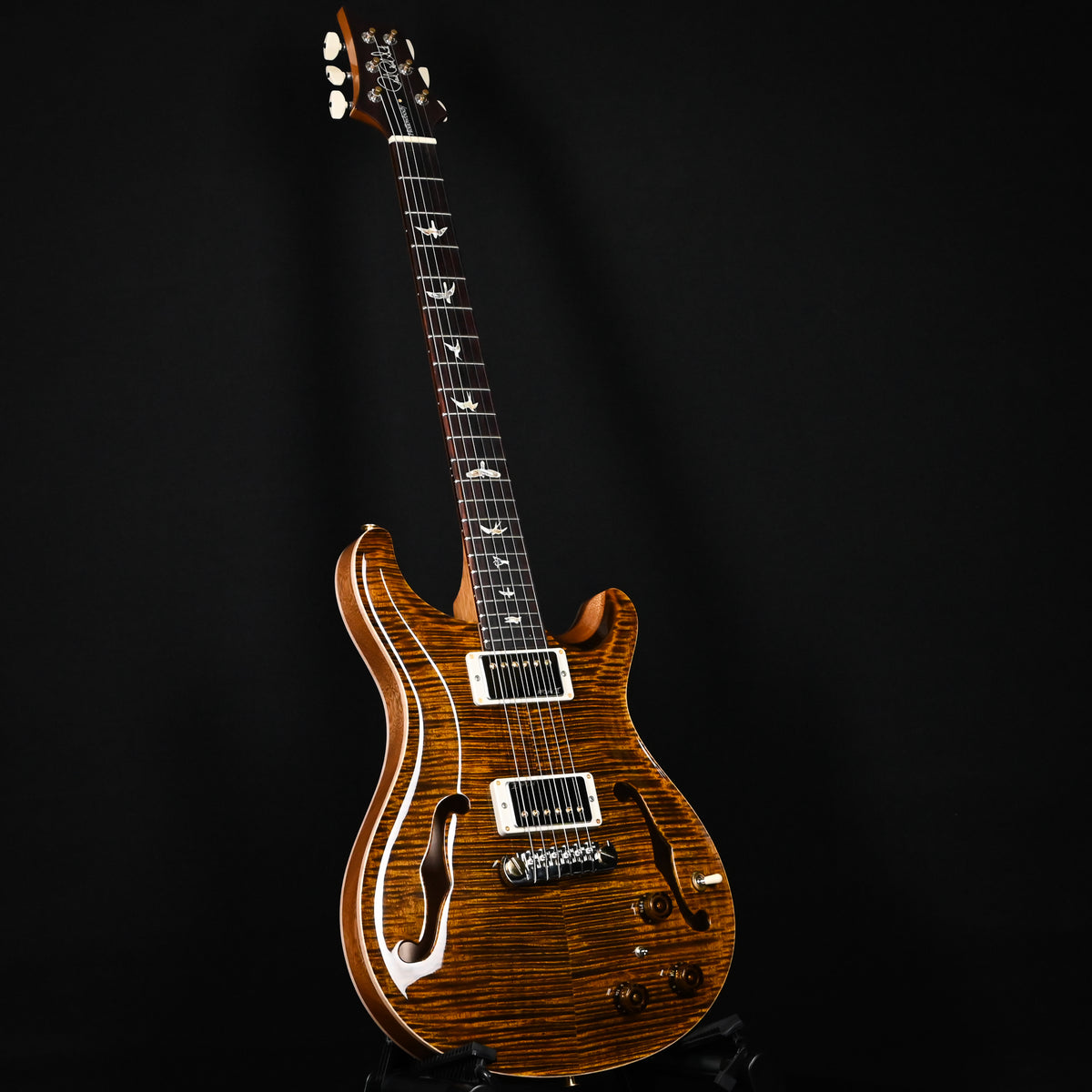 PRS Hollowbody II Piezo w/ 10 Top Electric Guitar- Yellow Tiger 2025 (0419559)