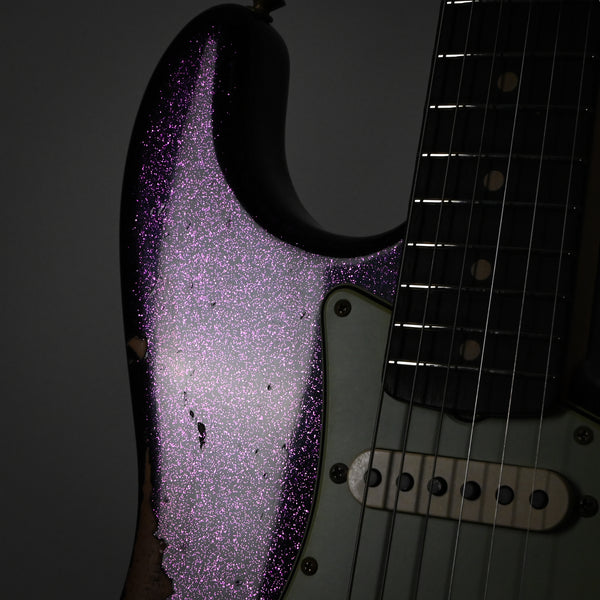 Fender Custom Shop Limited Edition 1960 Stratocaster Relic- Magenta Sparkle 2025 (CZ581557)