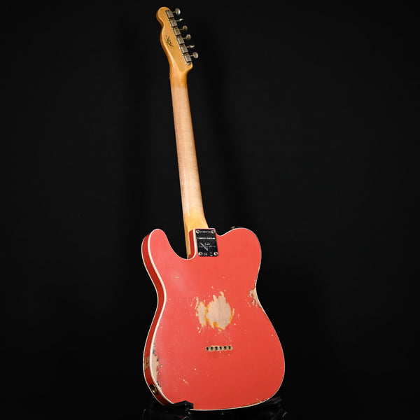 Fender Custom Shop Limited Edition '60 Telecaster Custom Heavy Relic- Aged Tahitian Coral/ Chocolate 3 Tone Sunburst 2024 (CZ580746)