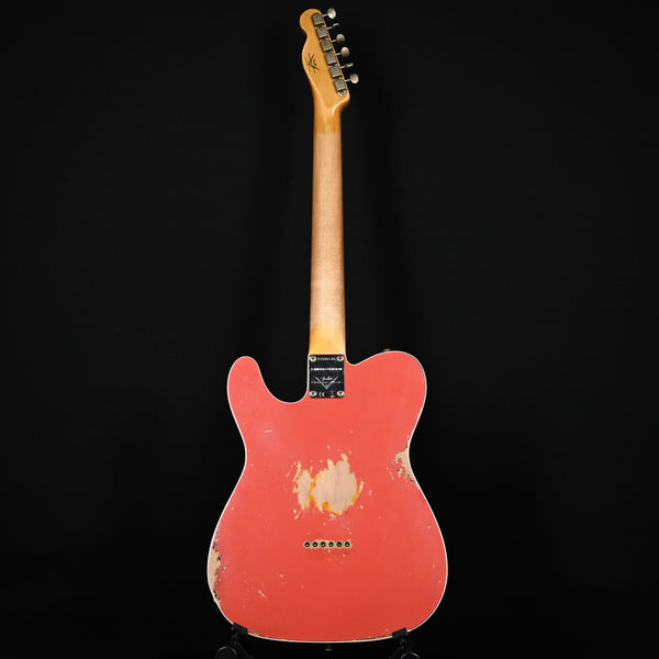 Fender Custom Shop Limited Edition '60 Telecaster Custom Heavy Relic- Aged Tahitian Coral/ Chocolate 3 Tone Sunburst 2024 (CZ580746)