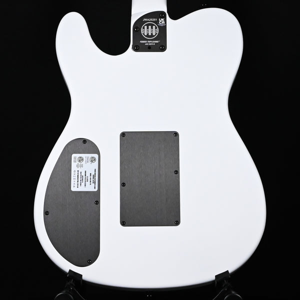 Fender Jack White Triplesonic Acoustasonic Telecaster Signature Guitar- Satin Arctic White w/ Black Top 2025 (JWA25251)