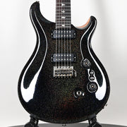 PRS Custom 24-08 Electric Guitar- Black Rainbow Holoflake Top & Binding 2026 (0421432)