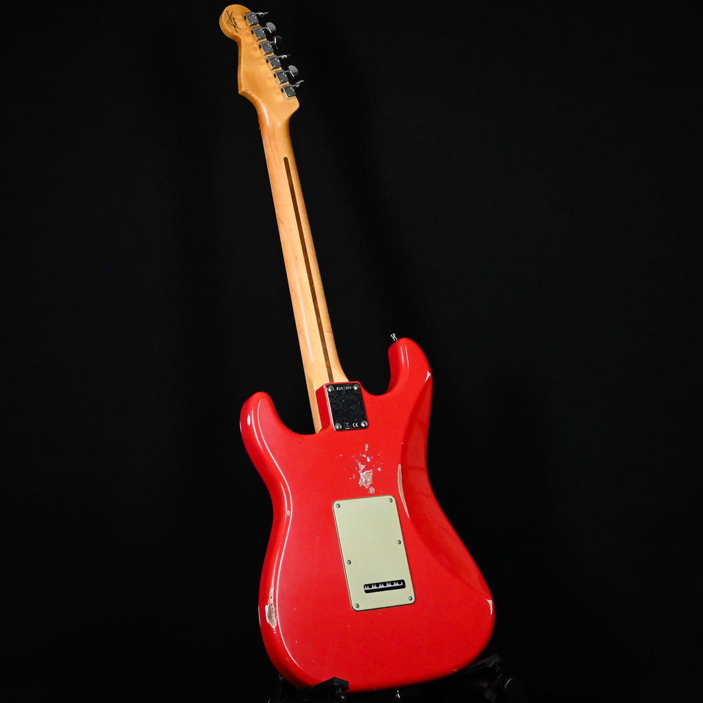 Fender Custom Shop Deluxe Stratocaster w/ Seymour Duncan SH4B Humbucker, Relic/ Closet Classic Hardware- Aged Fiesta Red 2026 (R152365)