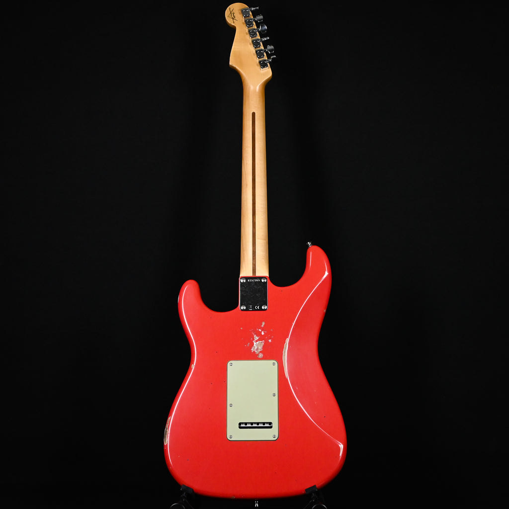Fender Custom Shop Deluxe Stratocaster w/ Seymour Duncan SH4B Humbucker, Relic/ Closet Classic Hardware- Aged Fiesta Red 2026 (R152365)
