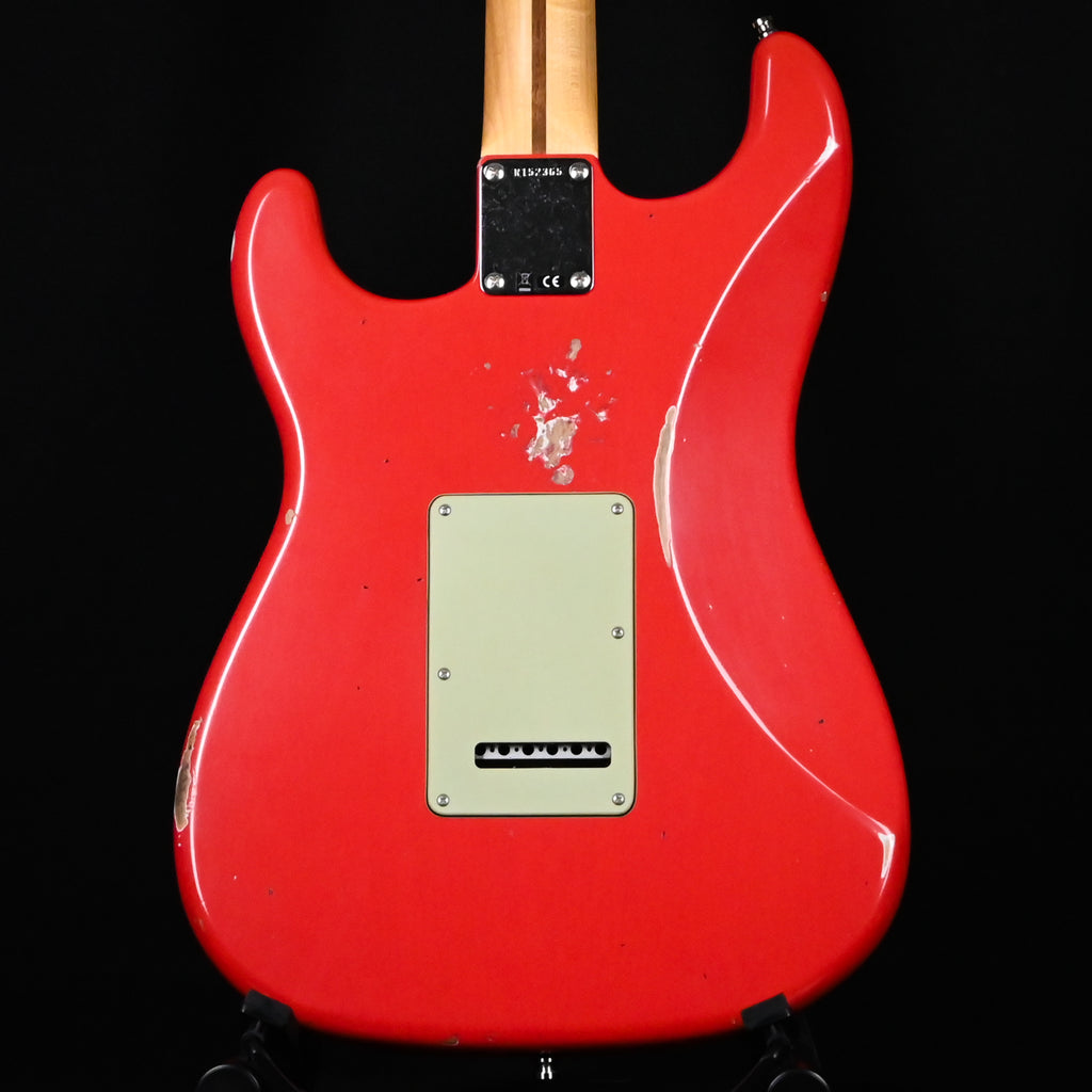 Fender Custom Shop Deluxe Stratocaster w/ Seymour Duncan SH4B Humbucker, Relic/ Closet Classic Hardware- Aged Fiesta Red 2026 (R152365)