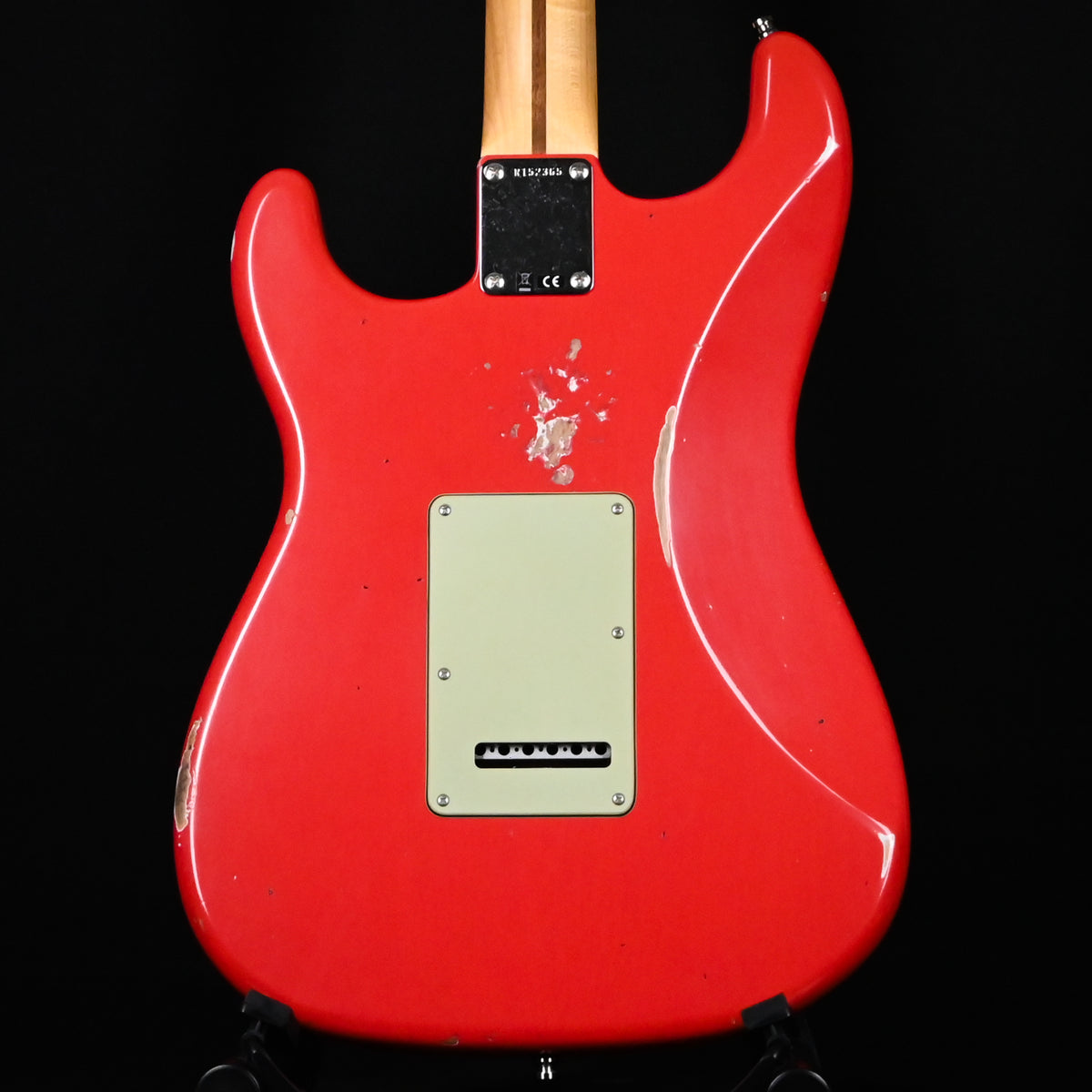 Fender Custom Shop Deluxe Stratocaster w/ Seymour Duncan SH4B Humbucker, Relic/ Closet Classic Hardware- Aged Fiesta Red 2026 (R152365)