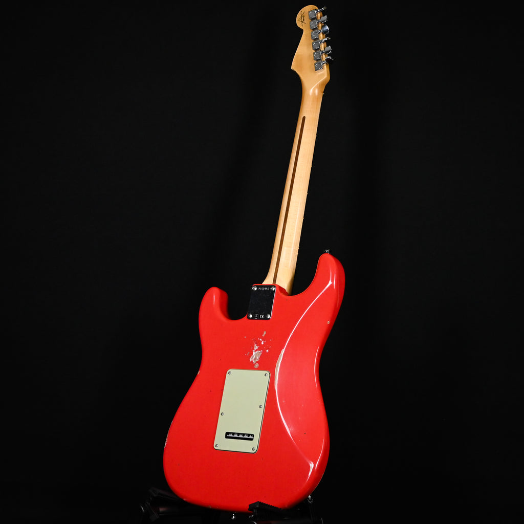 Fender Custom Shop Deluxe Stratocaster w/ Seymour Duncan SH4B Humbucker, Relic/ Closet Classic Hardware- Aged Fiesta Red 2026 (R152365)