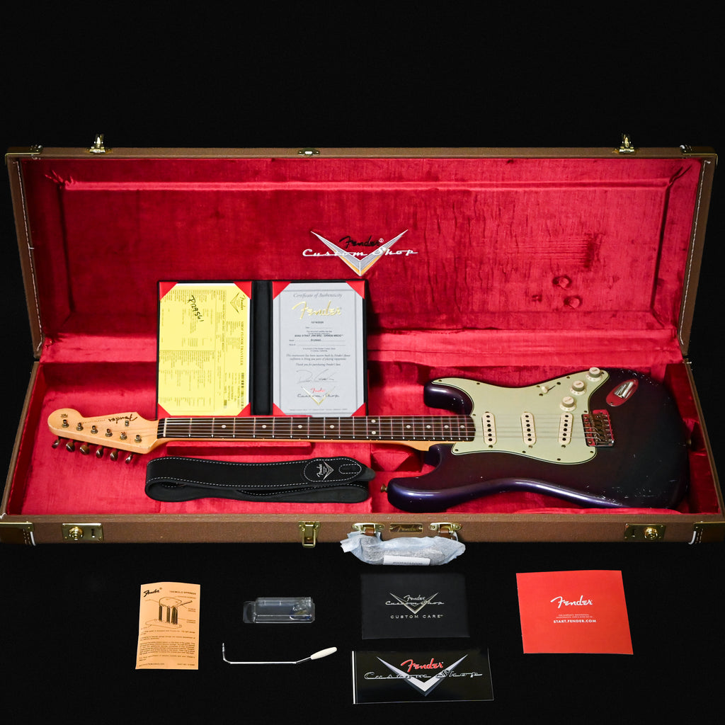 Fender Custom Shop Masterbuilt Dennis Galuszka 60/63 Stratocaster w/ Brazilian Rosewood Fingerboard, Journeyman- Green Burst 2026 (R129561)
