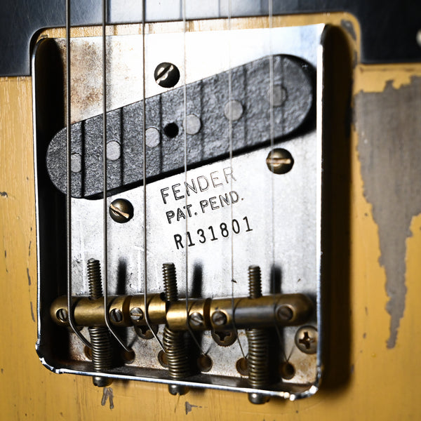 Fender Custom Shop '51 Loaded CuNiFe Telecaster Masterbuilt Austin MacNutt - Heavy Relic Aged Nocaster Blonde (R131801)