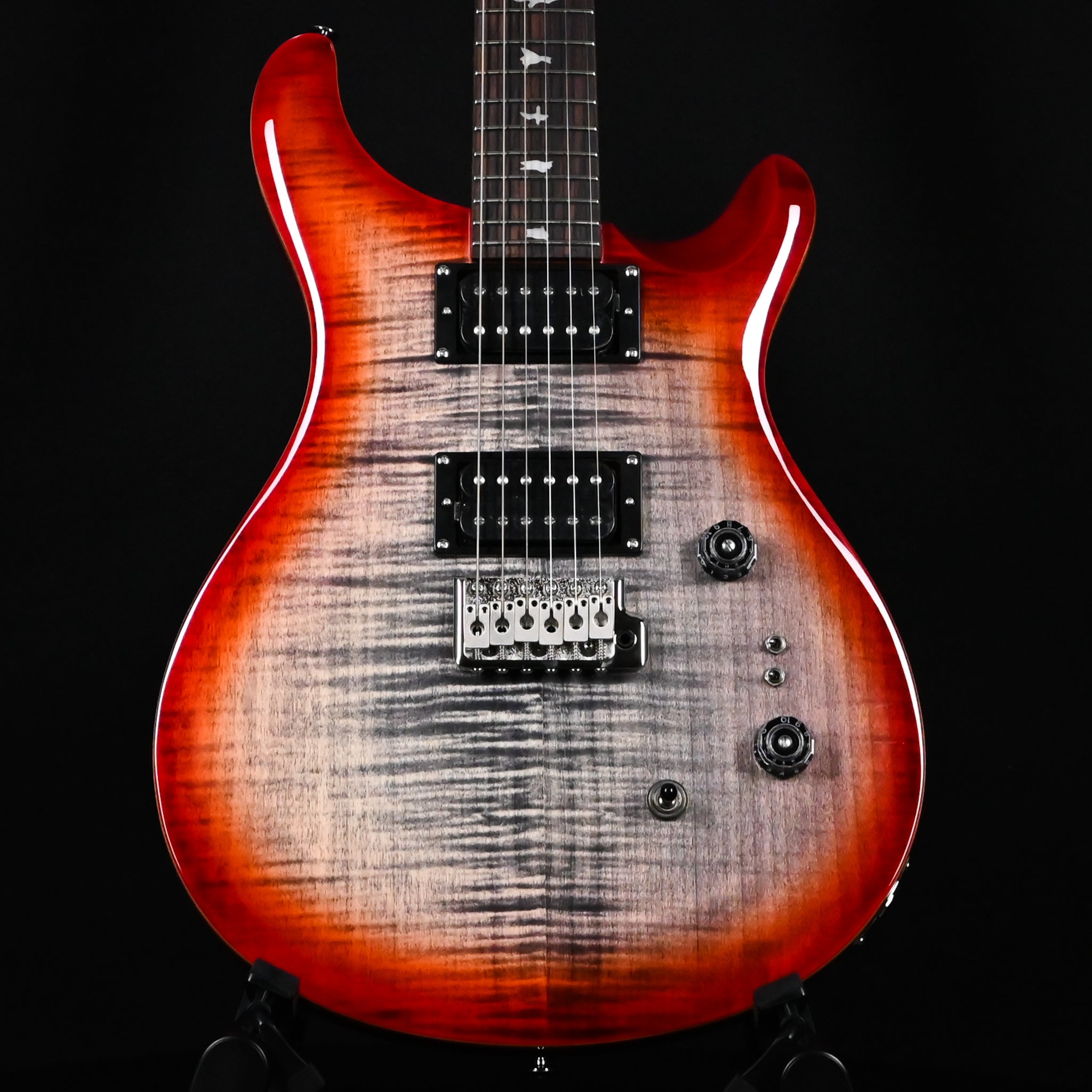 PRS SE Custom 24-08 Electric Guitar- Charcoal Cherry Burst