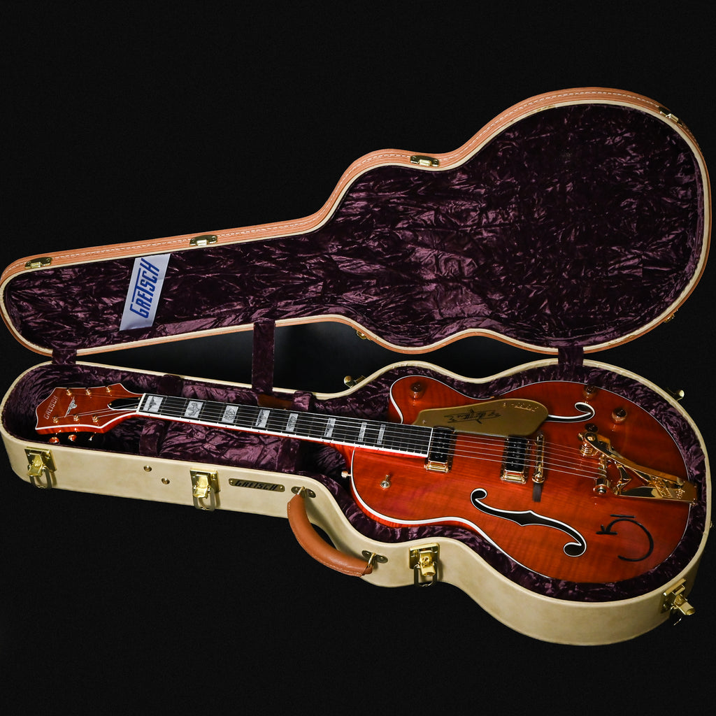 Gretsch Custom Shop USA Masterbuilt by Gonzalo Madrigal 1955 Nashville w/ Bigsby Electric Guitar- Gretsch Orange 2026 (US26044004)