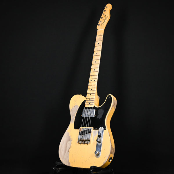 Fender Custom Shop '51 Loaded CuNiFe Telecaster Masterbuilt Austin MacNutt - Heavy Relic Aged Nocaster Blonde (R131801)