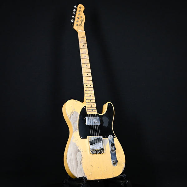 Fender Custom Shop '51 Loaded CuNiFe Telecaster Masterbuilt Austin MacNutt - Heavy Relic Aged Nocaster Blonde (R131801)