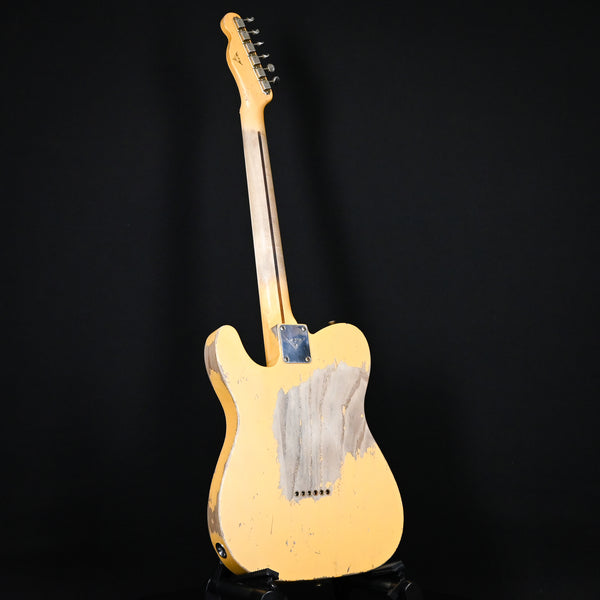 Fender Custom Shop '51 Loaded CuNiFe Telecaster Masterbuilt Austin MacNutt - Heavy Relic Aged Nocaster Blonde (R131801)