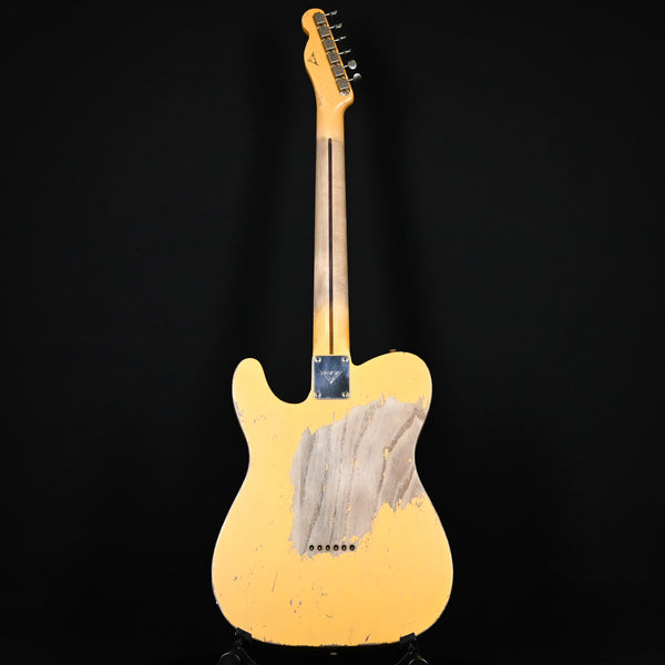 Fender Custom Shop '51 Loaded CuNiFe Telecaster Masterbuilt Austin MacNutt - Heavy Relic Aged Nocaster Blonde (R131801)