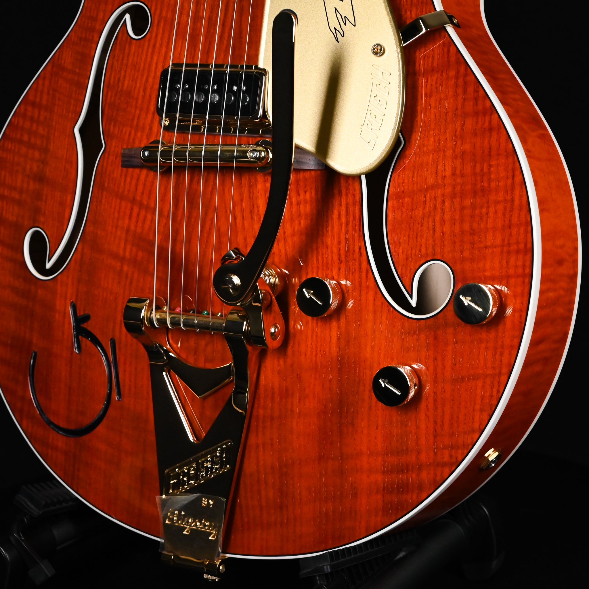 Gretsch Custom Shop USA Masterbuilt by Gonzalo Madrigal 1955 Nashville w/ Bigsby Electric Guitar- Gretsch Orange 2026 (US26044004)