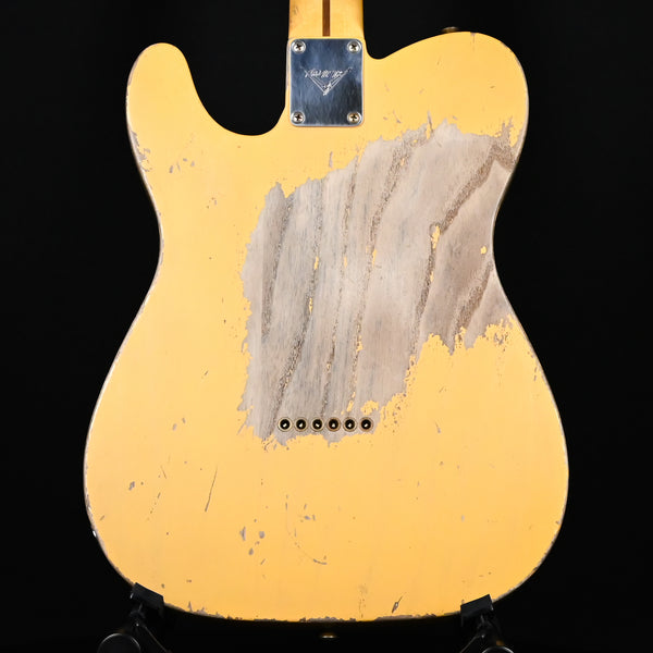 Fender Custom Shop '51 Loaded CuNiFe Telecaster Masterbuilt Austin MacNutt - Heavy Relic Aged Nocaster Blonde (R131801)