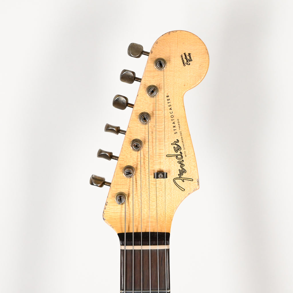 Fender Custom Shop Masterbuilt Dennis Galuszka 60/63 Stratocaster w/ Brazilian Rosewood Fingerboard, Journeyman- Green Burst 2026 (R129561)