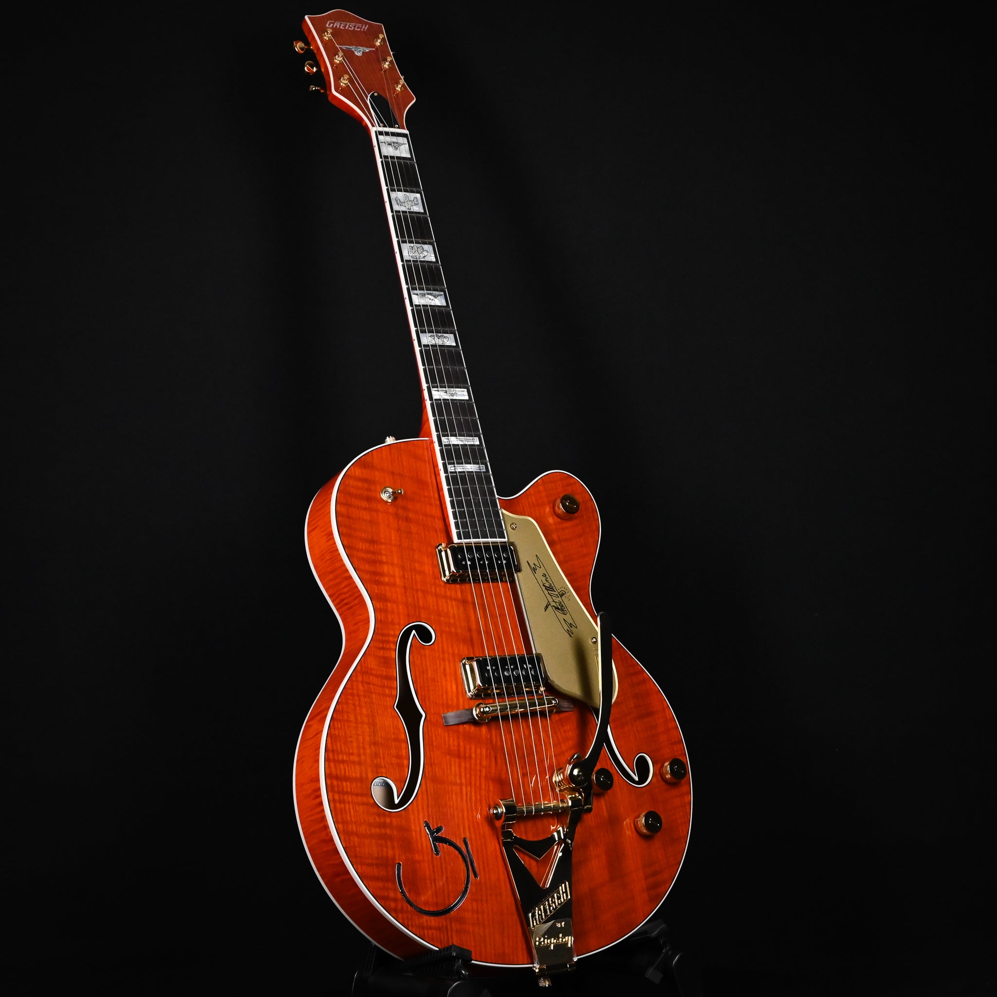 Gretsch Custom Shop USA Masterbuilt by Gonzalo Madrigal 1955 Nashville w/ Bigsby Electric Guitar- Gretsch Orange 2026 (US26044004)