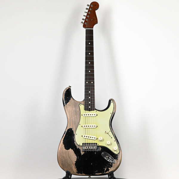 Fender Custom Shop Masterbuilt Levi Perry 60/63 Stratocaster w/ Brazilian Rosewood, Super Heavy Relic- Aged Black 2025 (R147540)