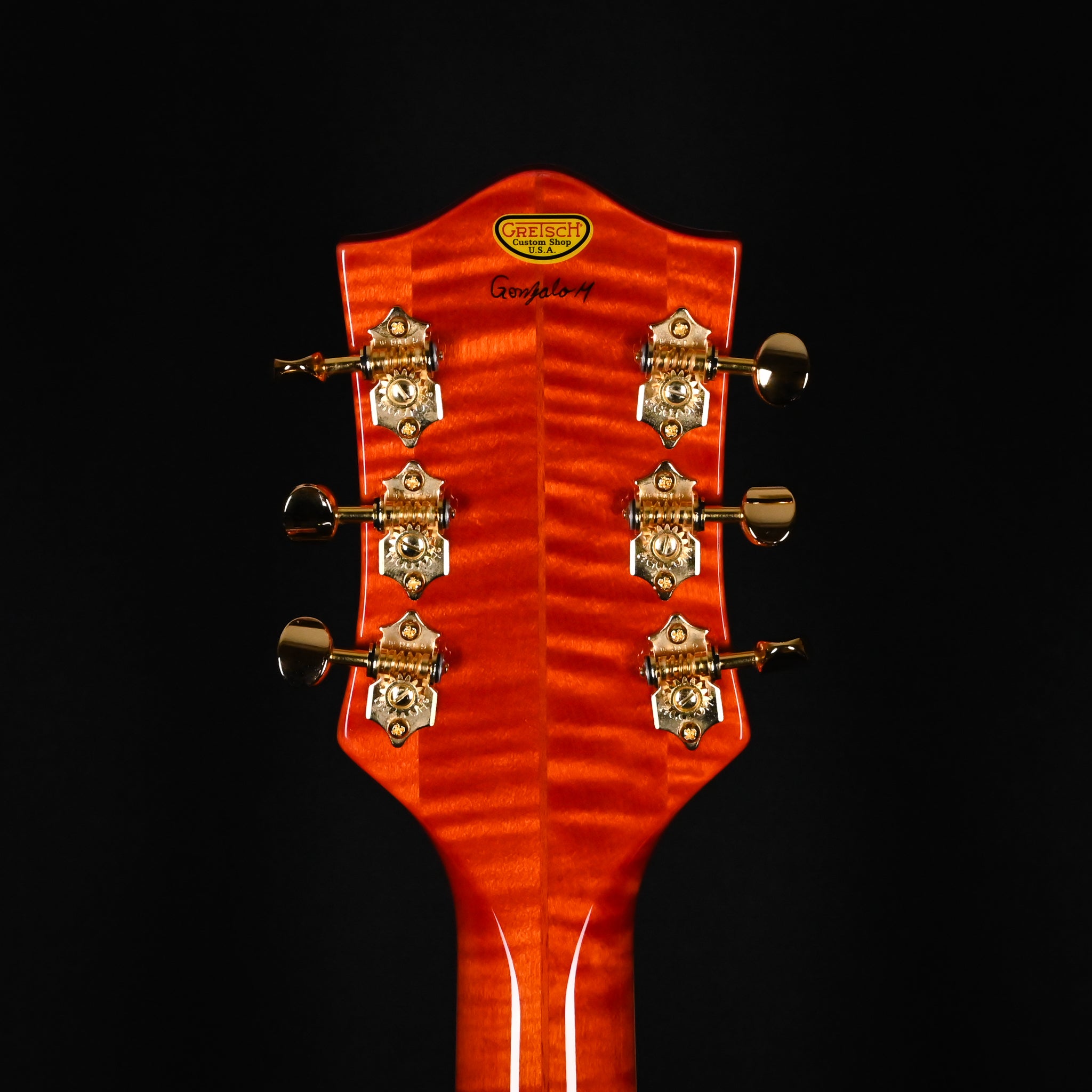 Gretsch Custom Shop USA Masterbuilt by Gonzalo Madrigal 1955 Nashville w/ Bigsby Electric Guitar- Gretsch Orange 2026 (US26044004)