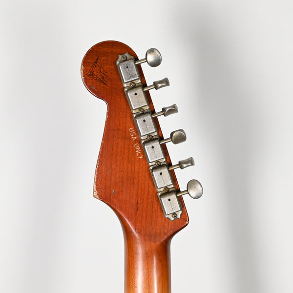 Fender Custom Shop Masterbuilt Levi Perry 60/63 Stratocaster w/ Brazilian Rosewood, Super Heavy Relic- Aged Black 2025 (R147540)