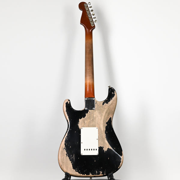 Fender Custom Shop Masterbuilt Levi Perry 60/63 Stratocaster w/ Brazilian Rosewood, Super Heavy Relic- Aged Black 2025 (R147540)