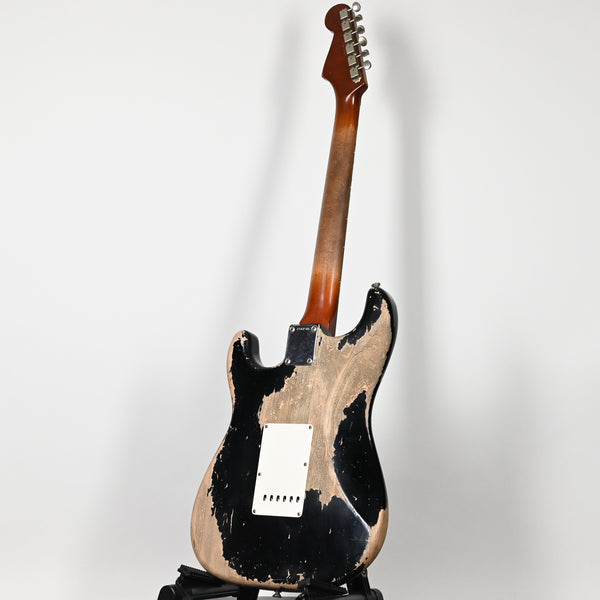 Fender Custom Shop Masterbuilt Levi Perry 60/63 Stratocaster w/ Brazilian Rosewood, Super Heavy Relic- Aged Black 2025 (R147540)