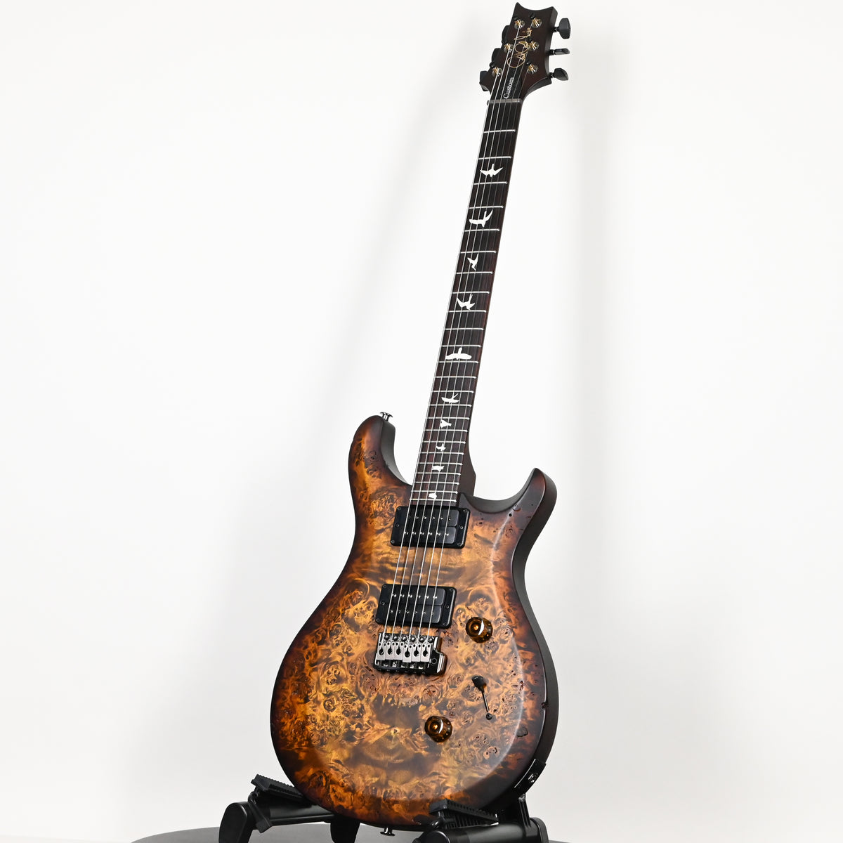 PRS Wood Library Select Limited S2 Custom 24 Poplar Burl- Black Gold Burst 2026 (S2090371)
