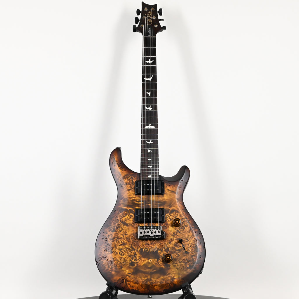 PRS Wood Library Select Limited S2 Custom 24 Poplar Burl- Black Gold Burst 2026 (S2090371)