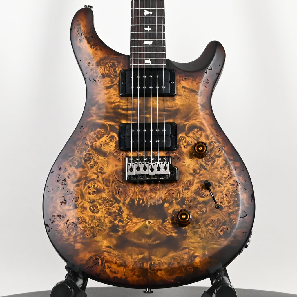 PRS Wood Library Select Limited S2 Custom 24 Poplar Burl- Black Gold Burst 2026 (S2090371)