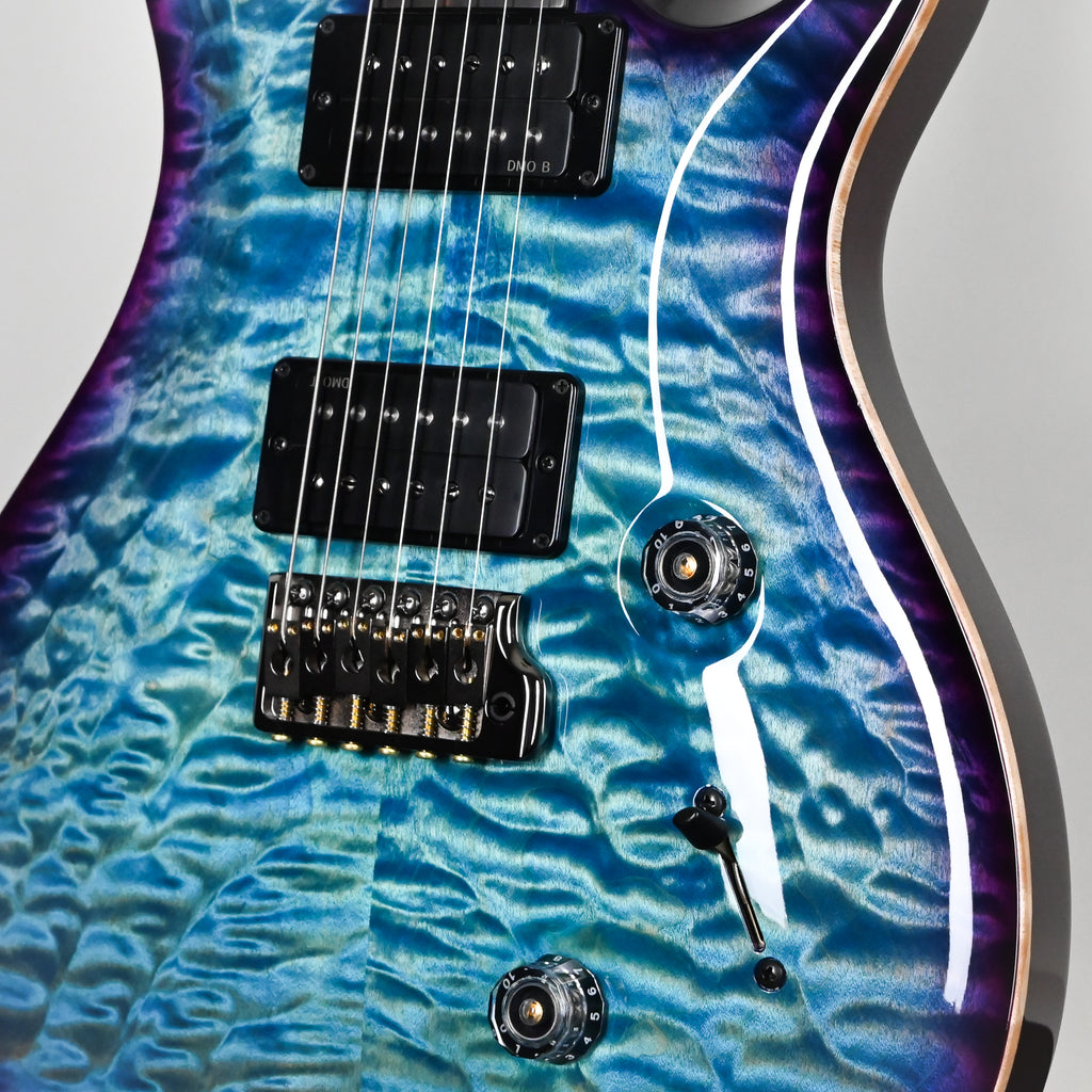 PRS Custom 24 Wood Library w/ Brazilian Rosewood, & DMO Pickup- Aquableux Purple Burst 2026 (0434899)