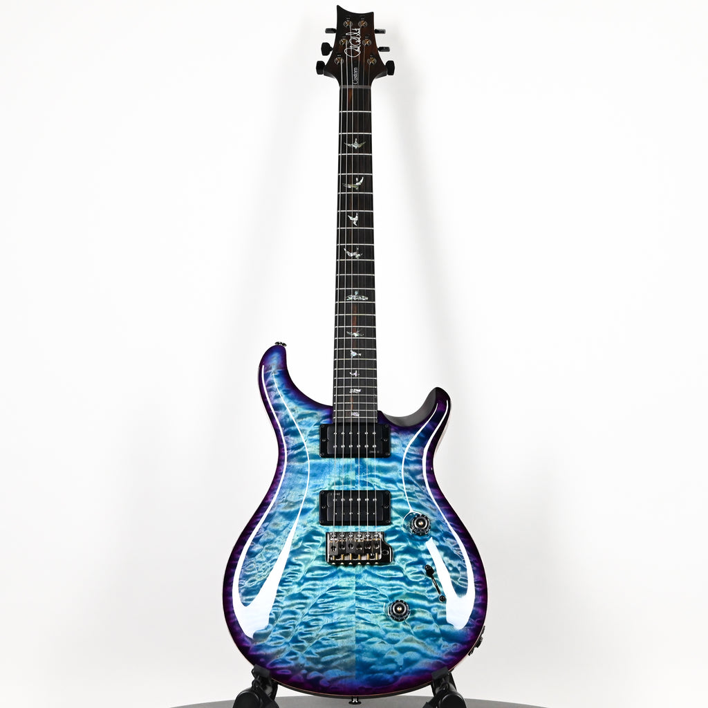 PRS Custom 24 Wood Library w/ Brazilian Rosewood, & DMO Pickup- Aquableux Purple Burst 2026 (0434899)