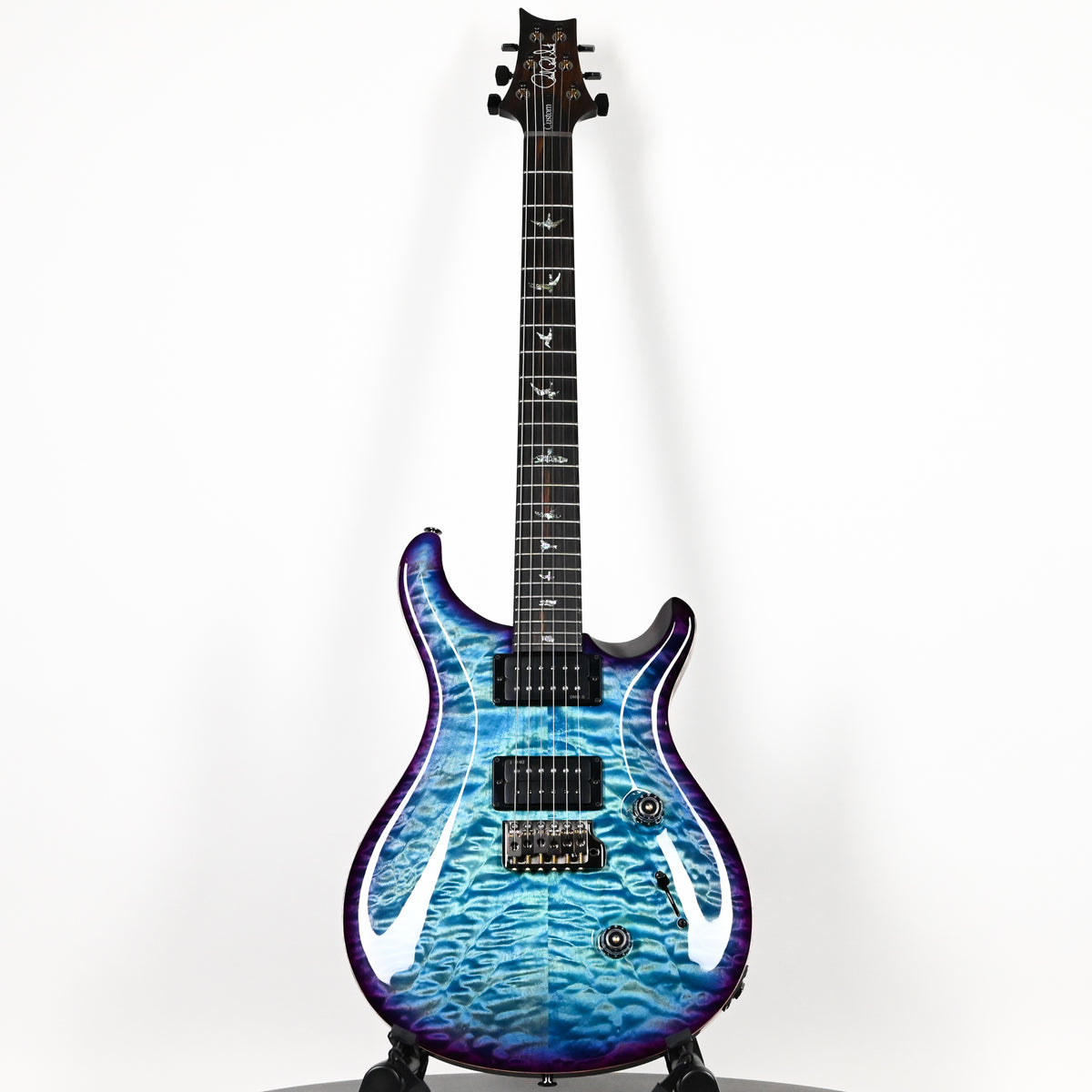 PRS Custom 24 Wood Library w/ Brazilian Rosewood, & DMO Pickup- Aquableux Purple Burst 2026 (0434899)