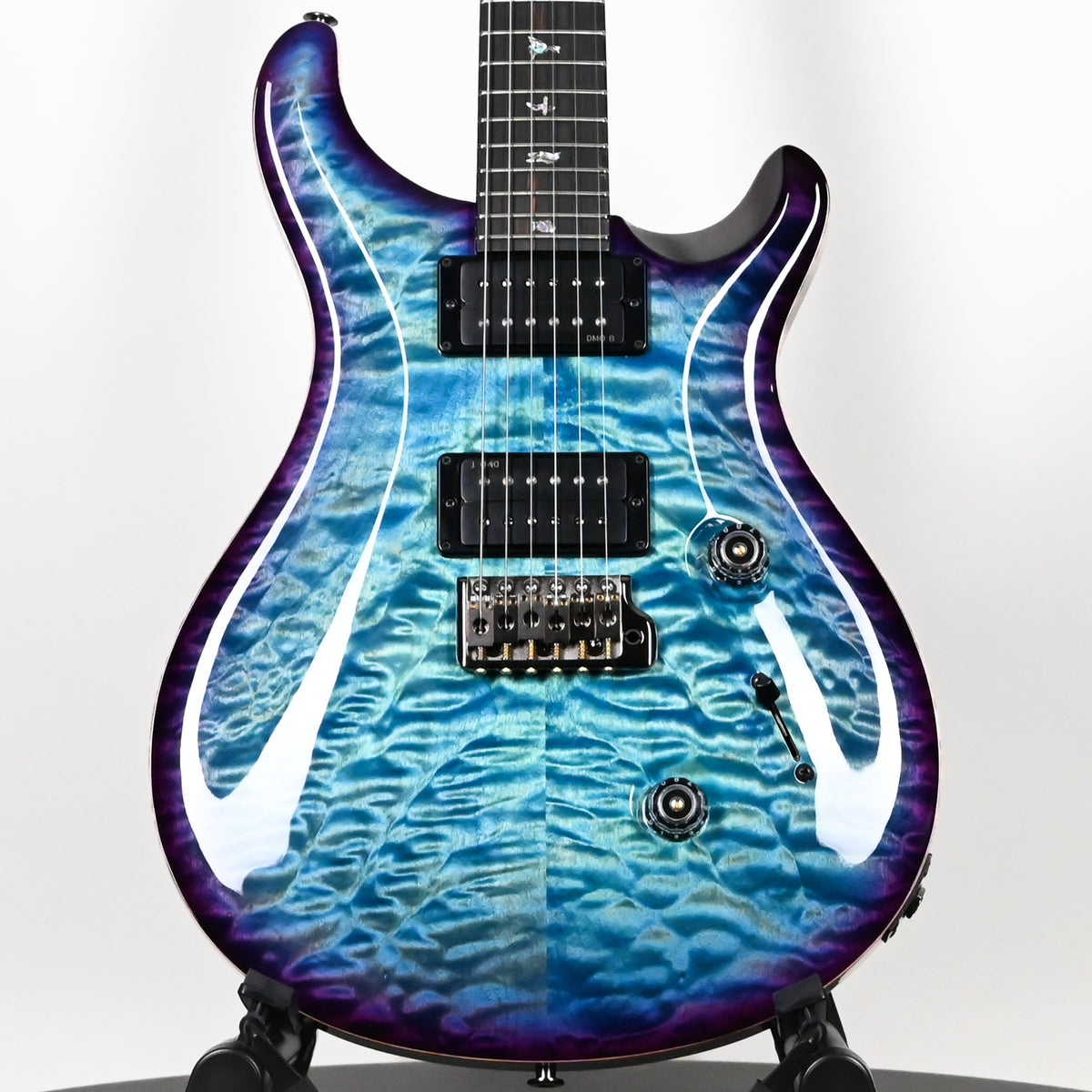 PRS Custom 24 Wood Library w/ Brazilian Rosewood, & DMO Pickup- Aquableux Purple Burst 2026 (0434899)