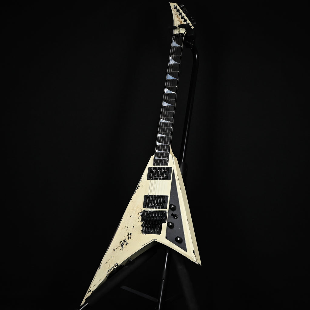 Jackson USA Custom Shop RR 2H FR Rhoads NAMM Special Edition #516- Vanilla Shake Over Black Nitro Tour Relic 2026 (RR4191)