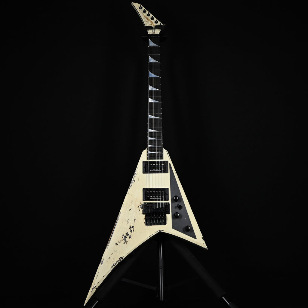 Jackson USA Custom Shop RR 2H FR Rhoads NAMM Special Edition #516- Vanilla Shake Over Black Nitro Tour Relic 2026 (RR4191)