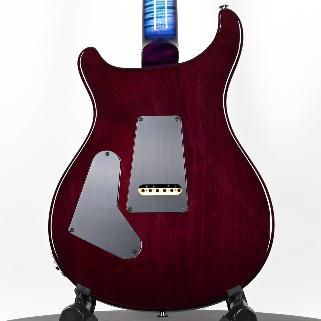PRS Custom 24 Wood Library w/ Brazilian Rosewood, & DMO Pickup- Aquableux Purple Burst 2026 (0434899)