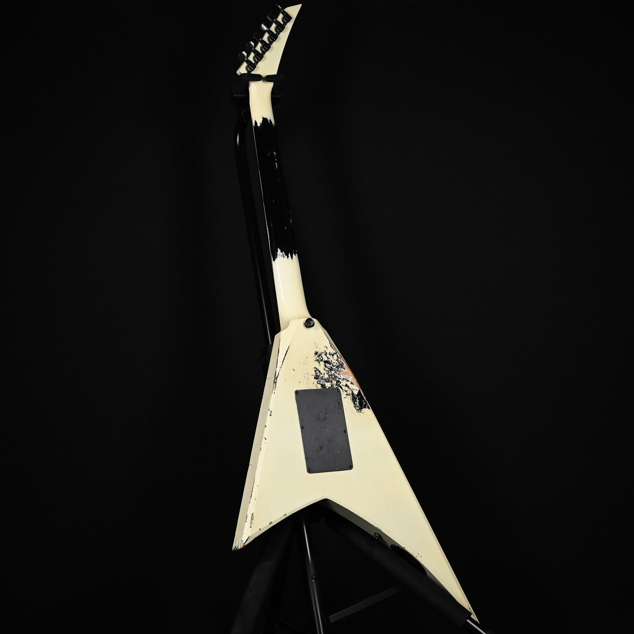 Jackson USA Custom Shop RR 2H FR Rhoads NAMM Special Edition #516- Vanilla Shake Over Black Nitro Tour Relic 2026 (RR4191)