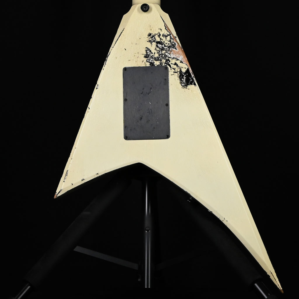 Jackson USA Custom Shop RR 2H FR Rhoads NAMM Special Edition #516- Vanilla Shake Over Black Nitro Tour Relic 2026 (RR4191)