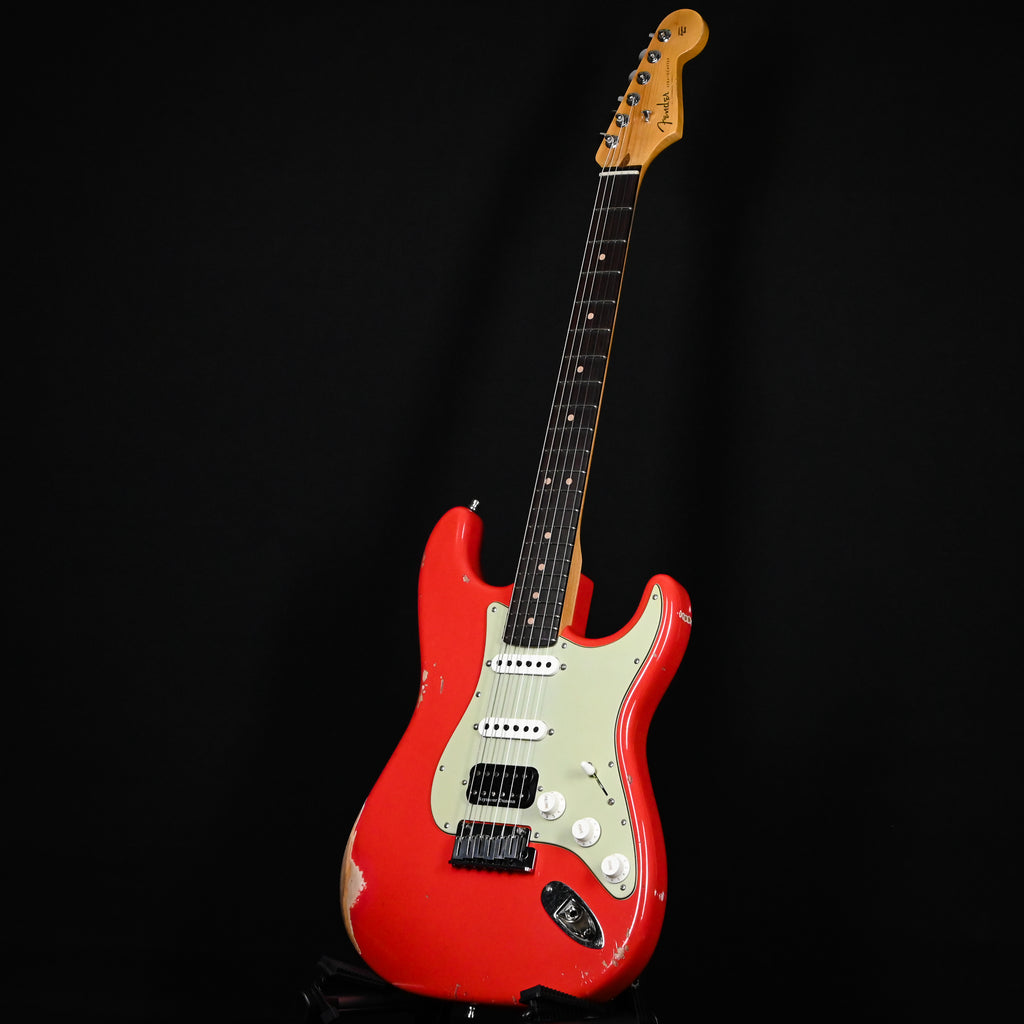 Fender Custom Shop Deluxe Stratocaster w/ Seymour Duncan SH4B Humbucker, Relic/ Closet Classic Hardware- Aged Fiesta Red 2026 (R151883)