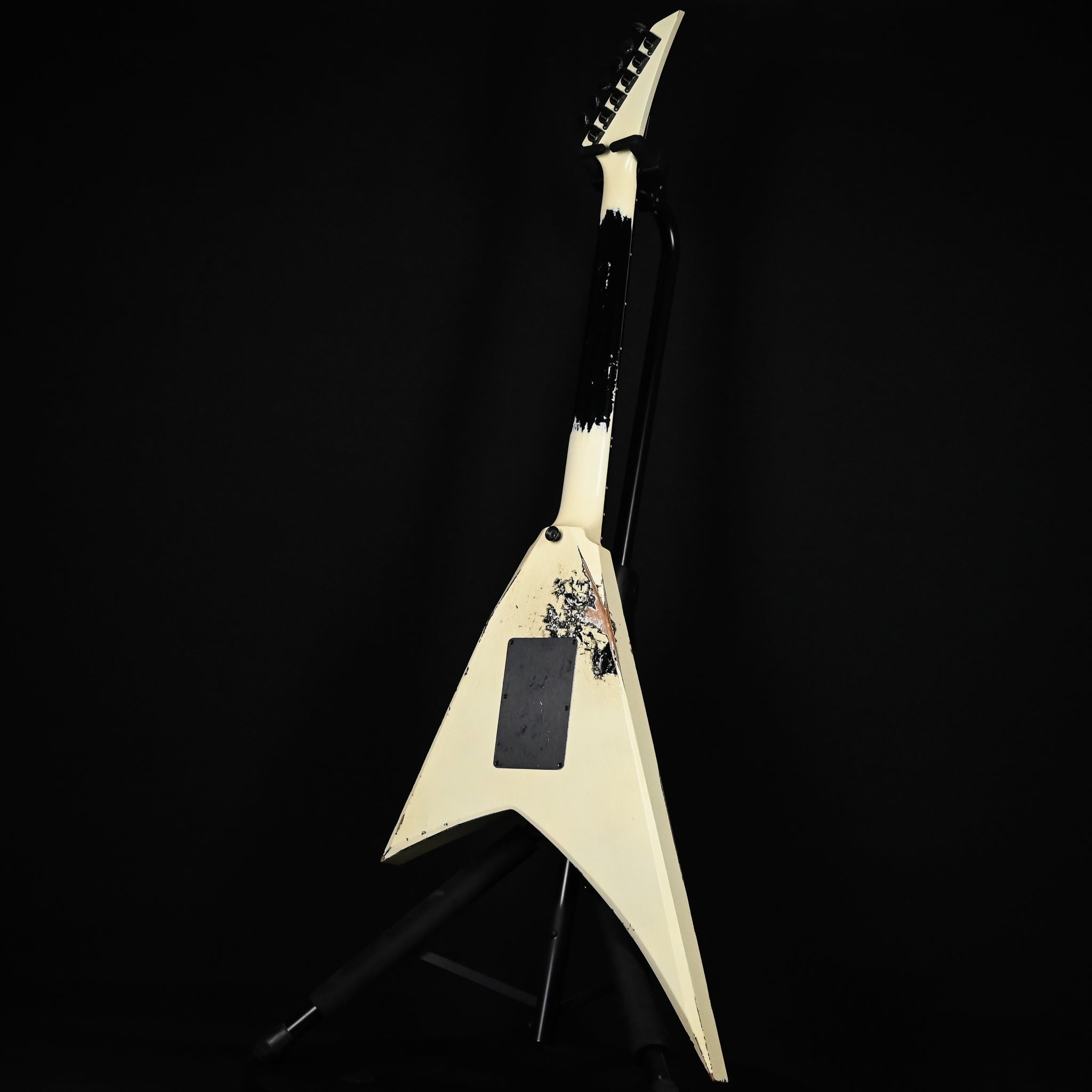 Jackson USA Custom Shop RR 2H FR Rhoads NAMM Special Edition #516- Vanilla Shake Over Black Nitro Tour Relic 2026 (RR4191)