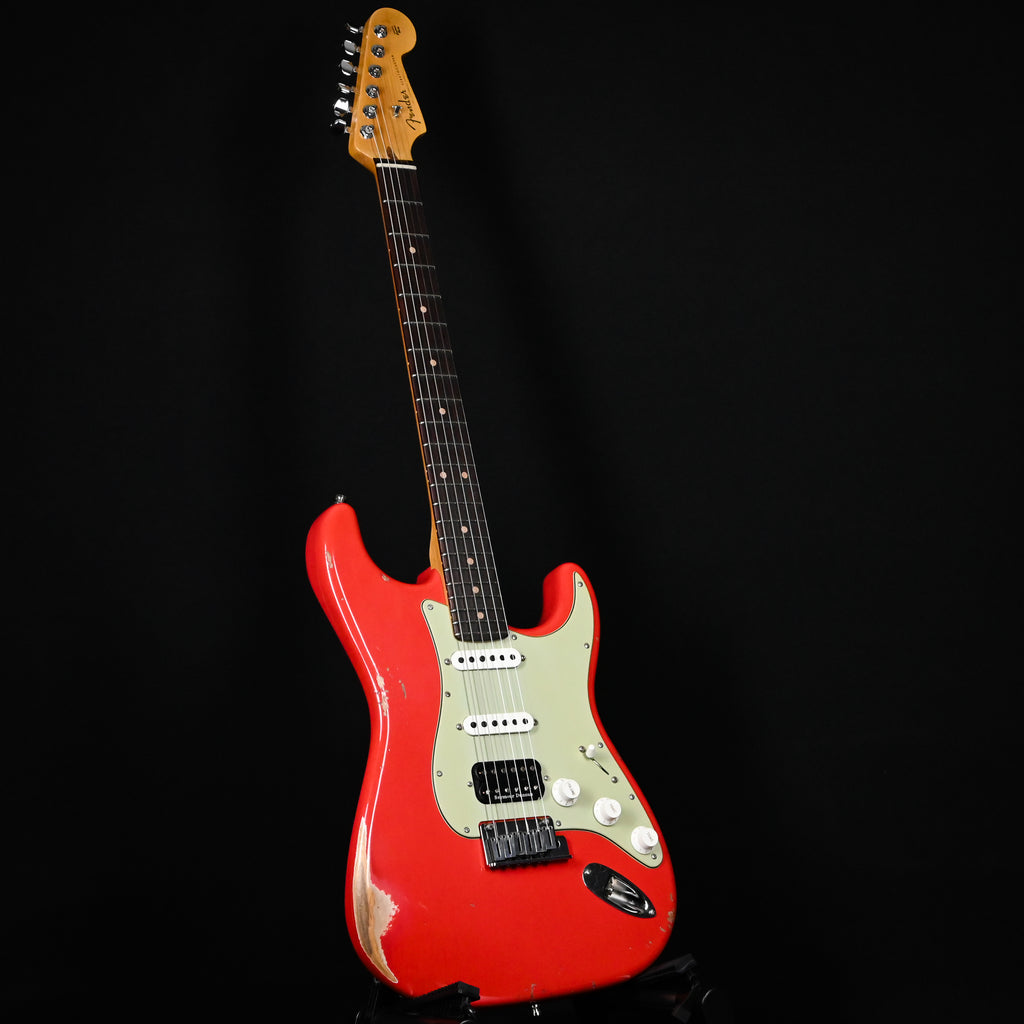 Fender Custom Shop Deluxe Stratocaster w/ Seymour Duncan SH4B Humbucker, Relic/ Closet Classic Hardware- Aged Fiesta Red 2026 (R151883)