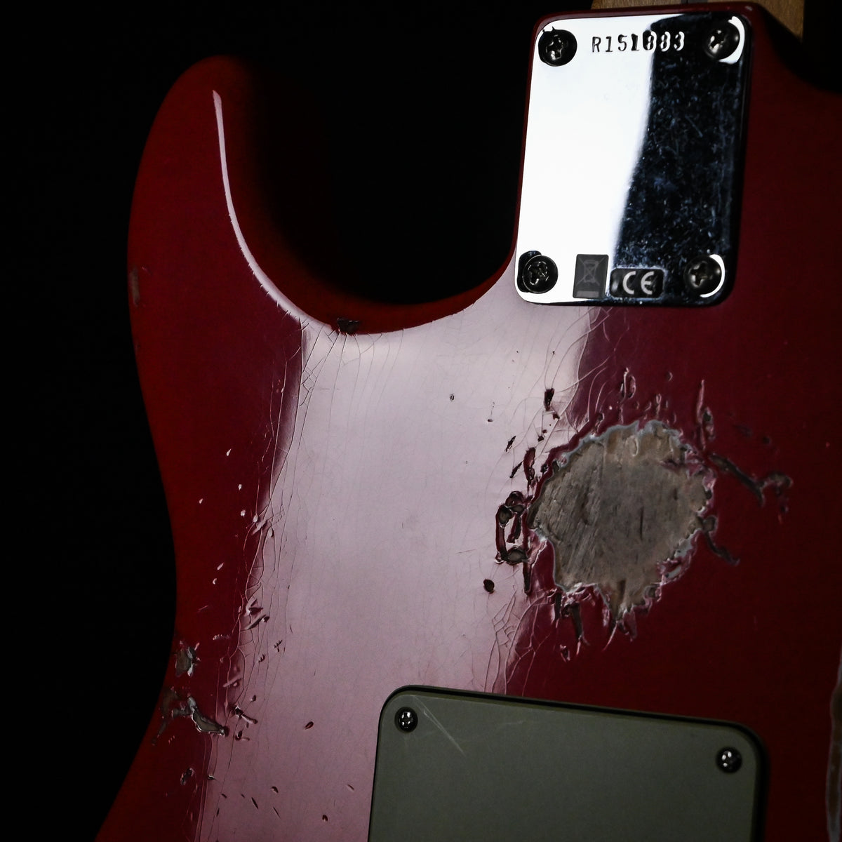 Fender Custom Shop Deluxe Stratocaster w/ Seymour Duncan SH4B Humbucker, Relic/ Closet Classic Hardware- Aged Fiesta Red 2026 (R151883)