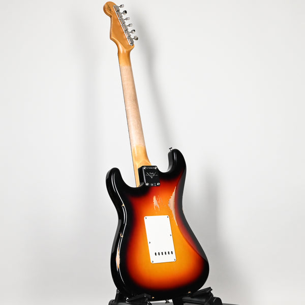Fender Custom Shop Late-1962 Stratocaster Relic w/ Closet Classic Hardware- 3 Tone Sunburst 2025 (CZ588539)