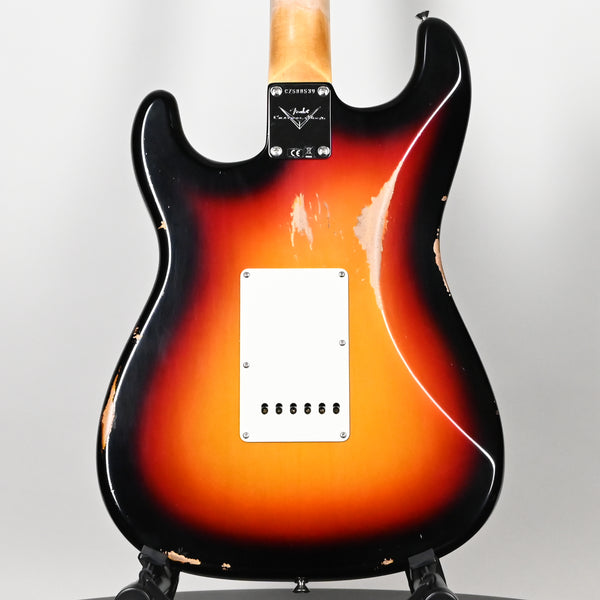 Fender Custom Shop Late-1962 Stratocaster Relic w/ Closet Classic Hardware- 3 Tone Sunburst 2025 (CZ588539)