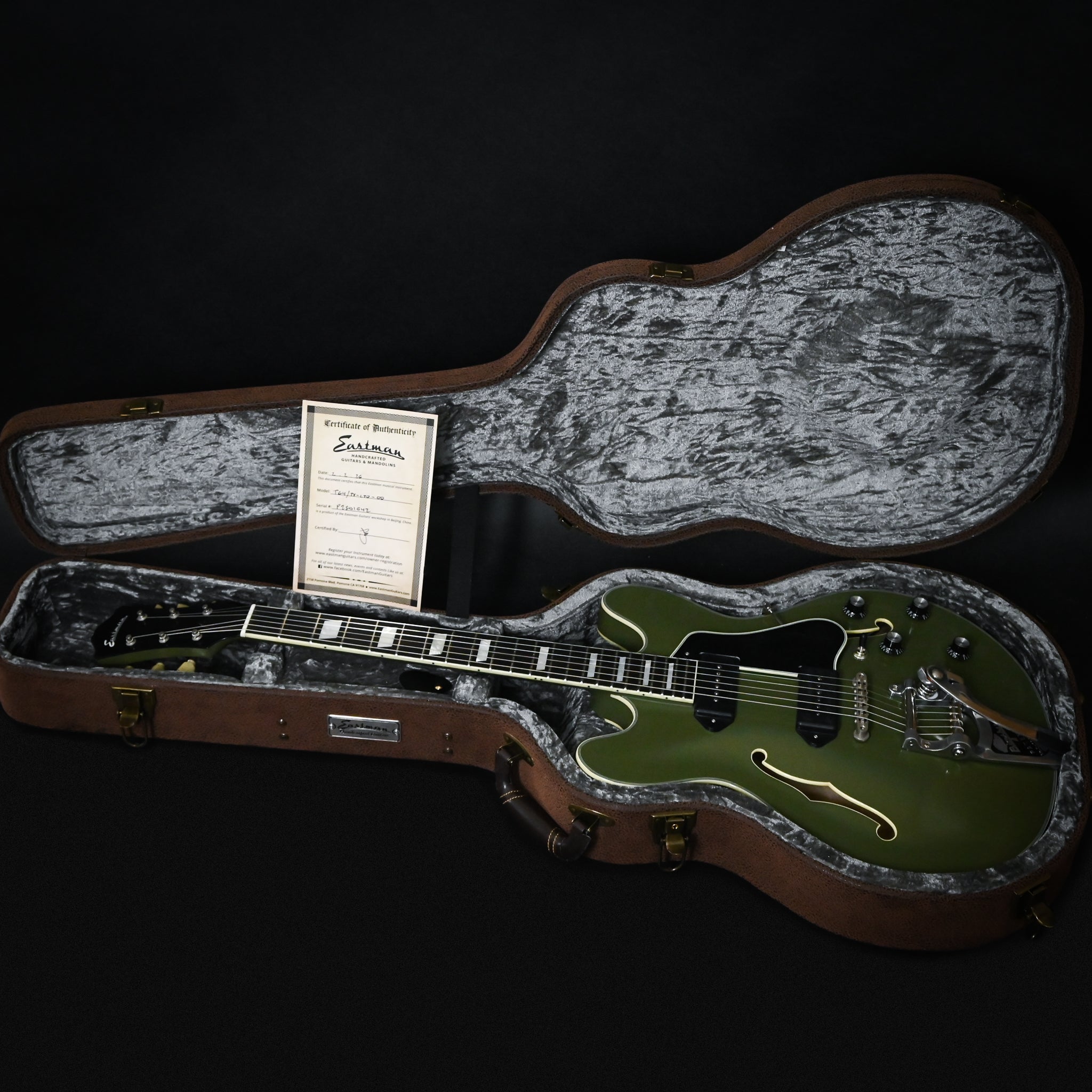 Eastman T64/ Truetone Vintage Limited Edition- Olive Drab 2026 (P2501642)