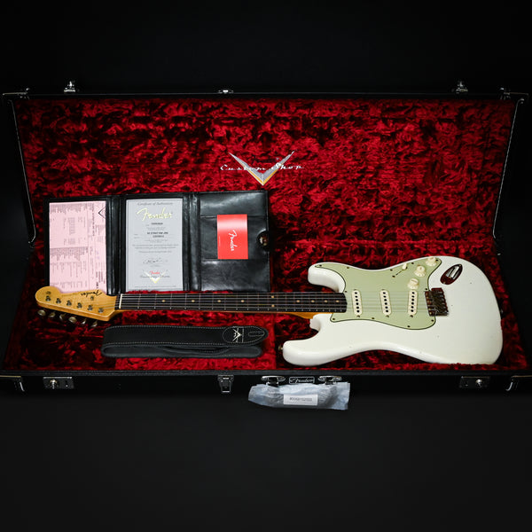 Fender Custom Shop '60 Stratocaster Journeyman- Aged Olympic White 2024 (CZ578513)