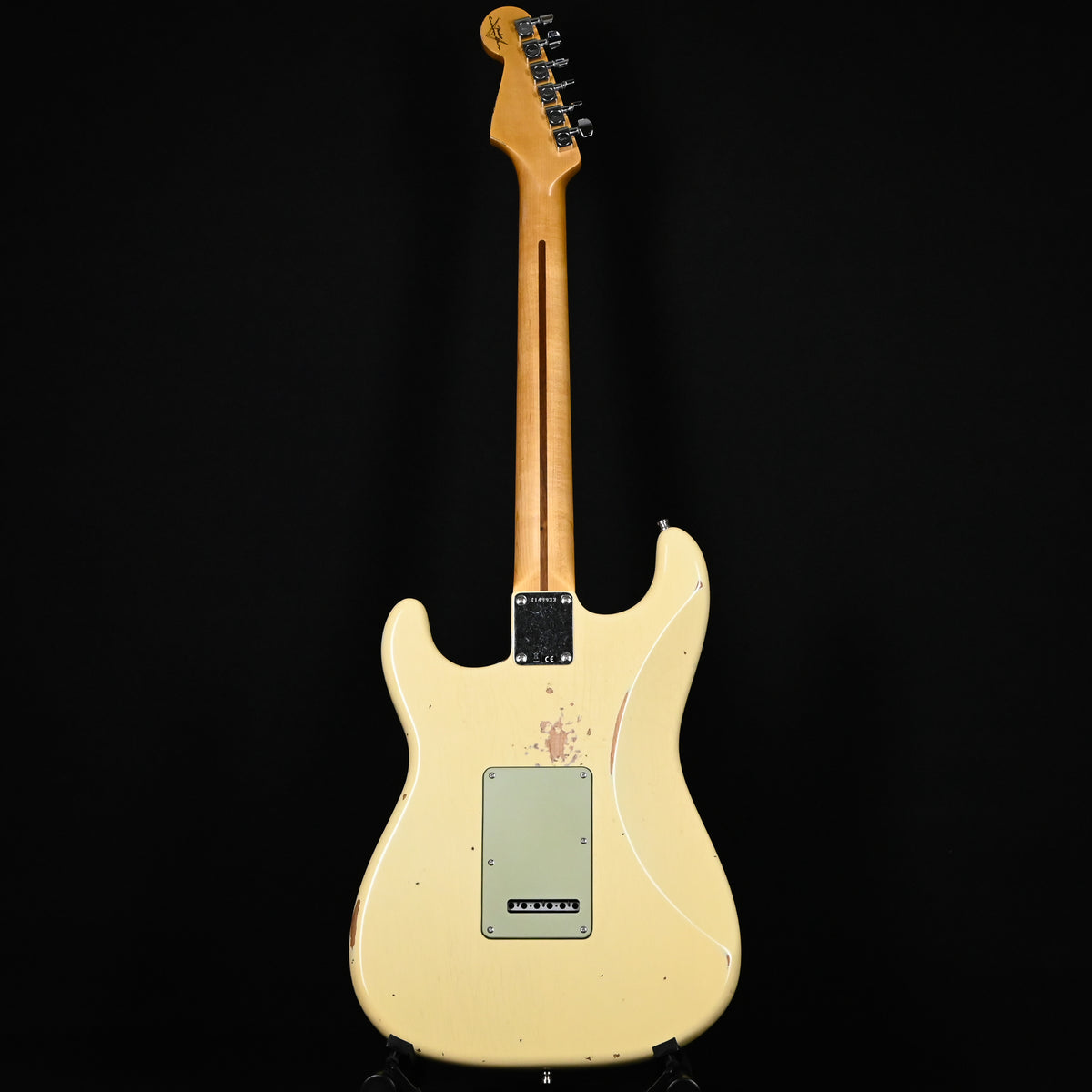 Fender Custom Shop Deluxe Stratocaster w/ Seymour Duncan SH4B Humbucker, Relic/ Closet Classic Hardware- Aged Vintage White 2026 (R149933)
